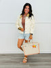 Cream/Tan Polka Dot Barn Jacket (Reg.)