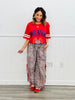 Red/White Brave Tiger Graphic Tee (Reg.)