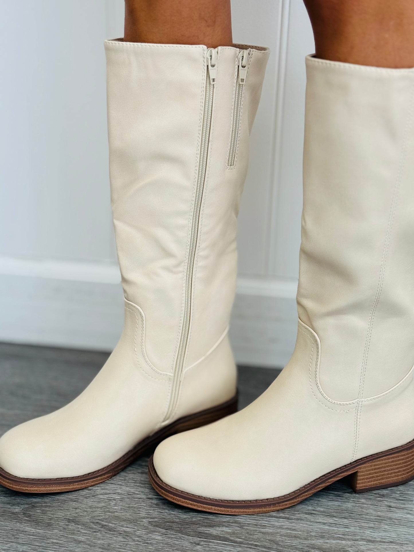 The Jojo Boots in Ivory