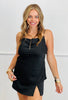 Satin Infinity Ring Cowl Neck Cami (Reg.)-3 Colors