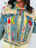 POL Denim Floral Embroidery & Tassels Denim Jacket (Reg.)