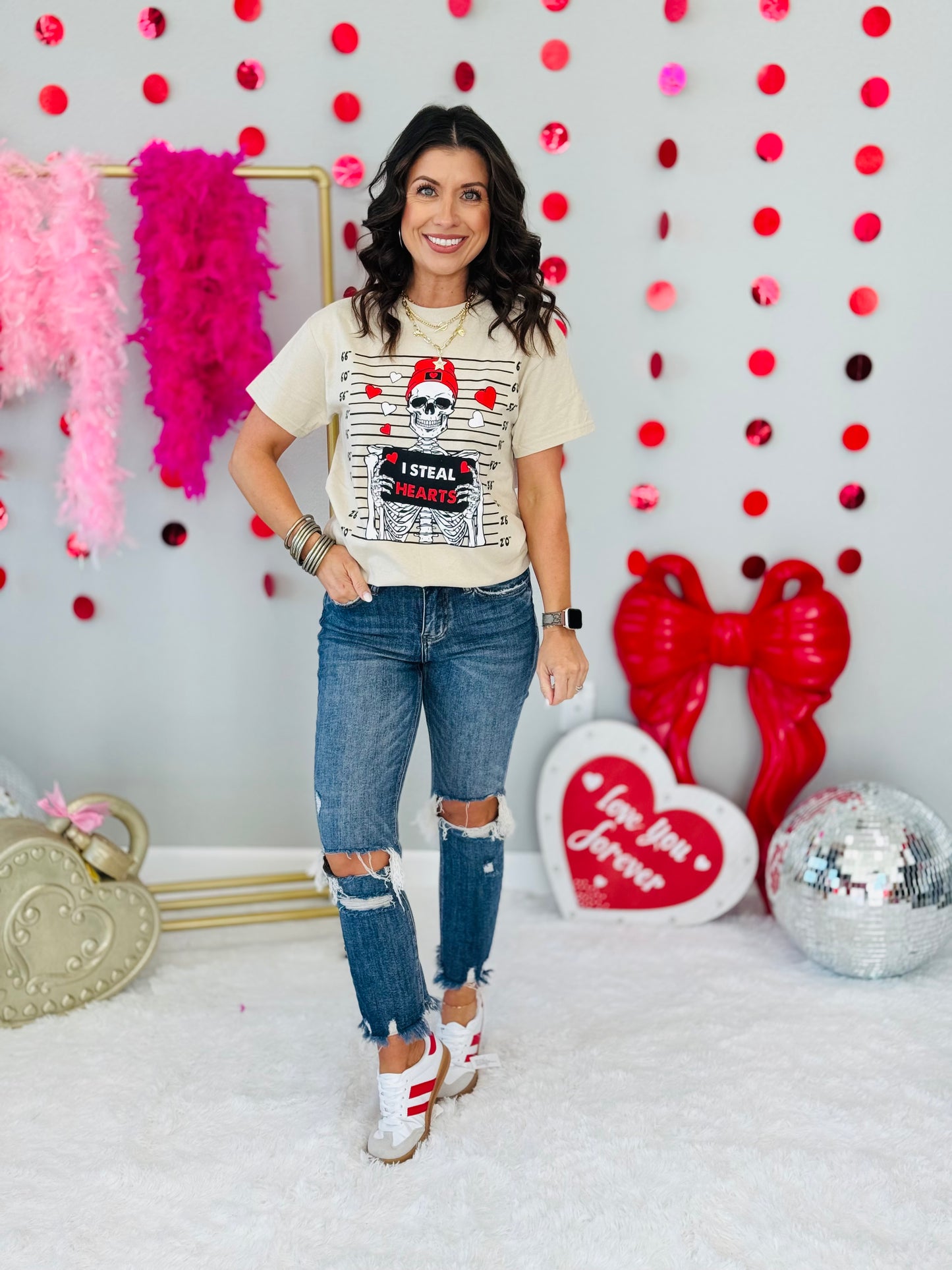 Daily Deal! I Steal Hearts Tee (Reg. and Plus)