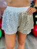 Sequin Colorblock Shorts (Reg.)