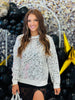 Sequin Long Sleeve Sweater (Reg.) - 2 Colors