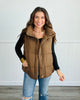 Zesty Zip-Up Puffer Vest (Reg)-5 Colors