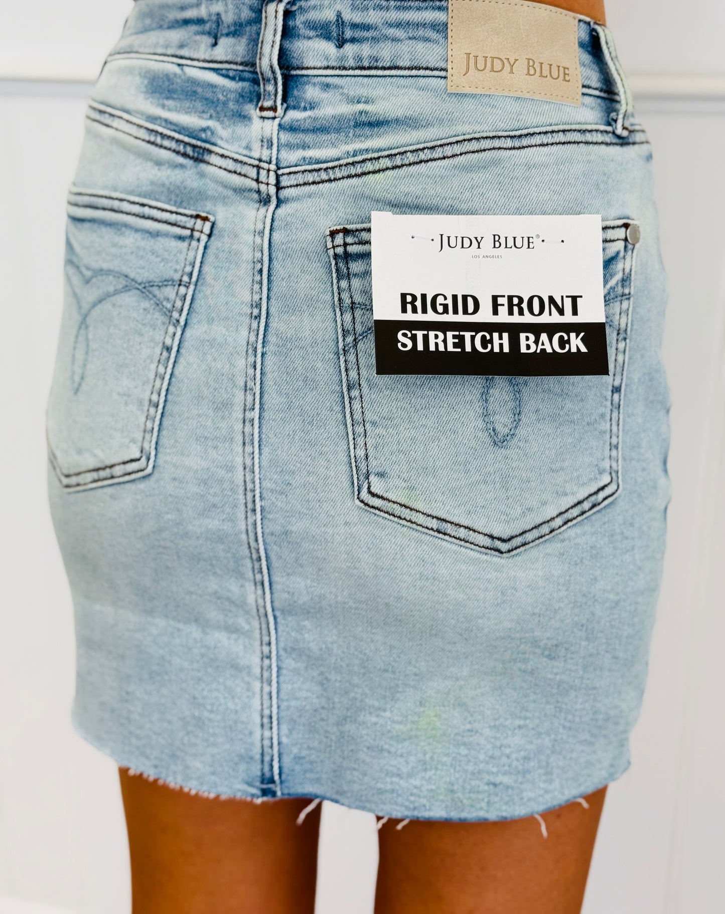 Judy Blue Medium Pocketful Of Sunshine Skirt (Reg. and Plus)
