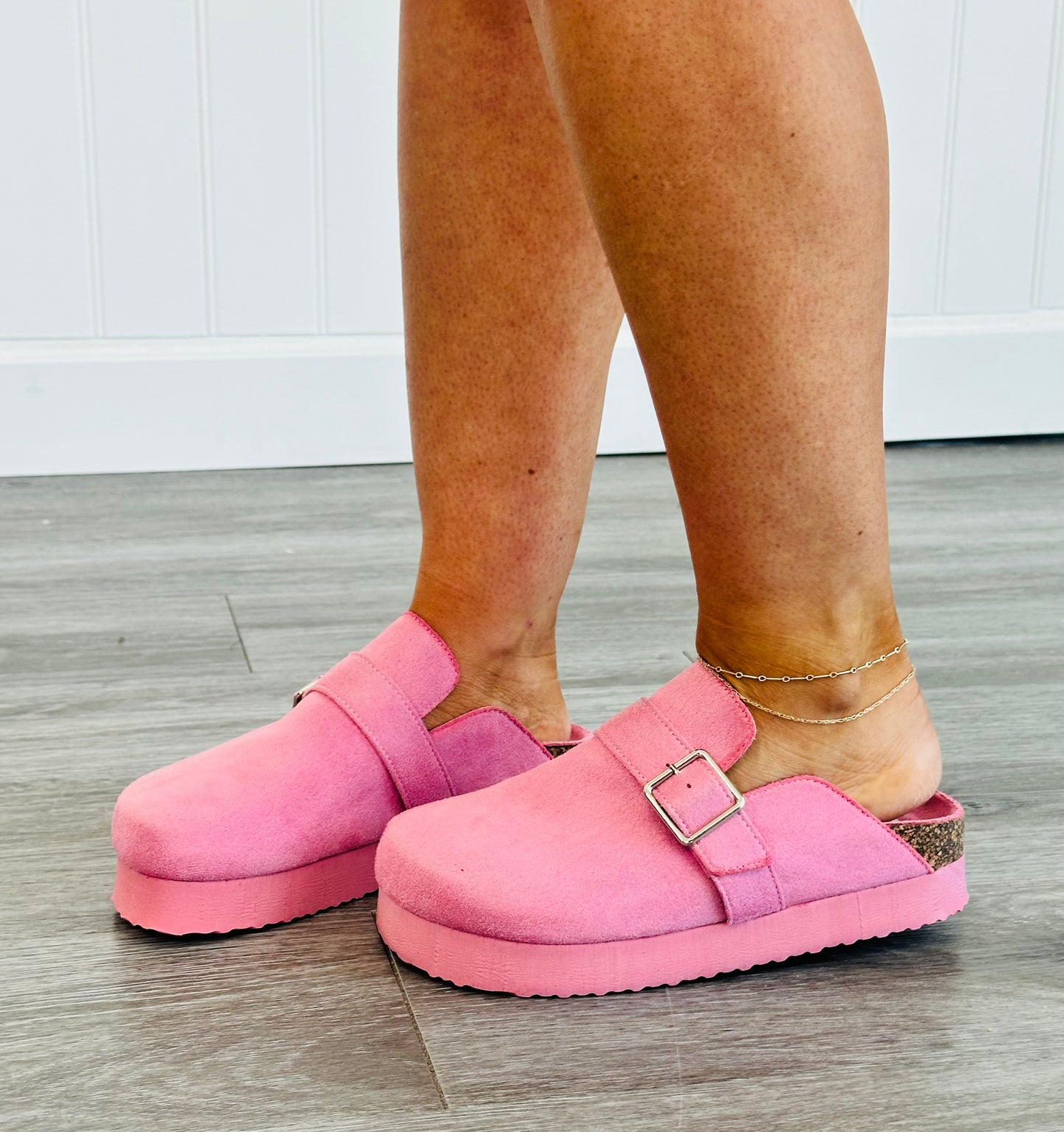 Pink Stay Chic Mules