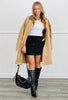 Tan/Black Long Sleeve Trench Coat (Reg.)