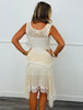POL Cream Sleeveless Layered Midi Dress (Reg.)