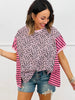 Leopard Stripe Boxy Top (Reg.)