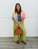 Rainbow Striped Button Up Cardigan (Reg.)