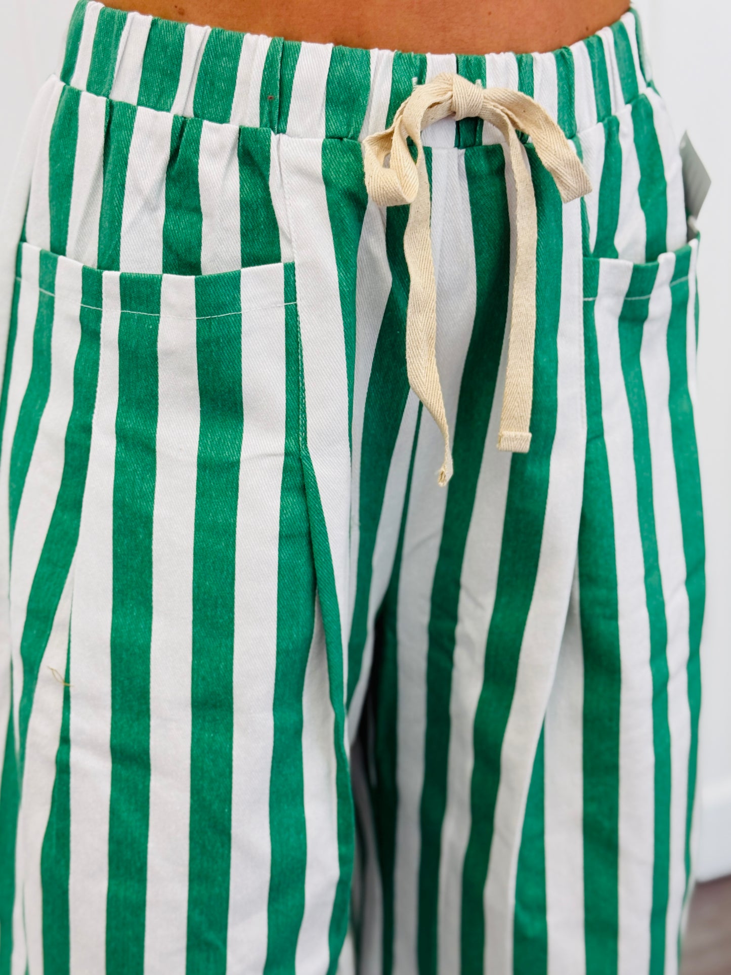 Colorful Striped Wide Leg Pants (Reg.)-3 Colors
