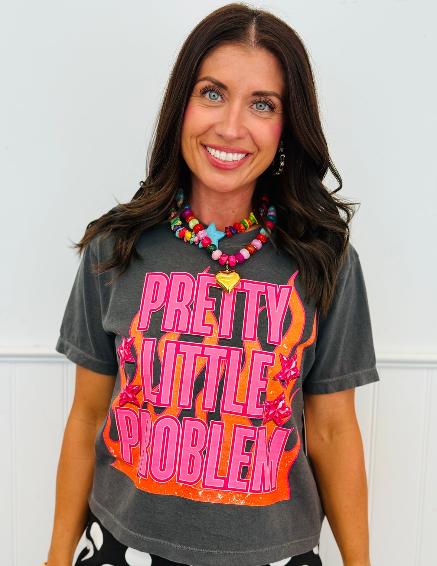 Pretty Little Problem Boxy Tee (Reg. and Plus)