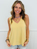 Bamboo Double V Tank Top (Reg.)-4 Colors