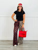 Split Decision Leopard & Checkered Pants (Reg & Plus)