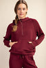 Half Zip Scuba Hoodie (Reg. and Plus) - 5 Colors