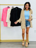 Roll Up Sleeves Open Blazer (Reg.)-4 Colors