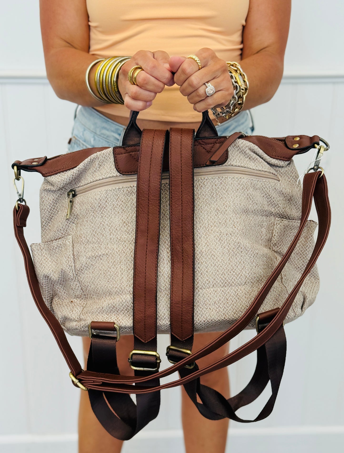 Lexie Aztec Backpack/Satchel (3 Colors)