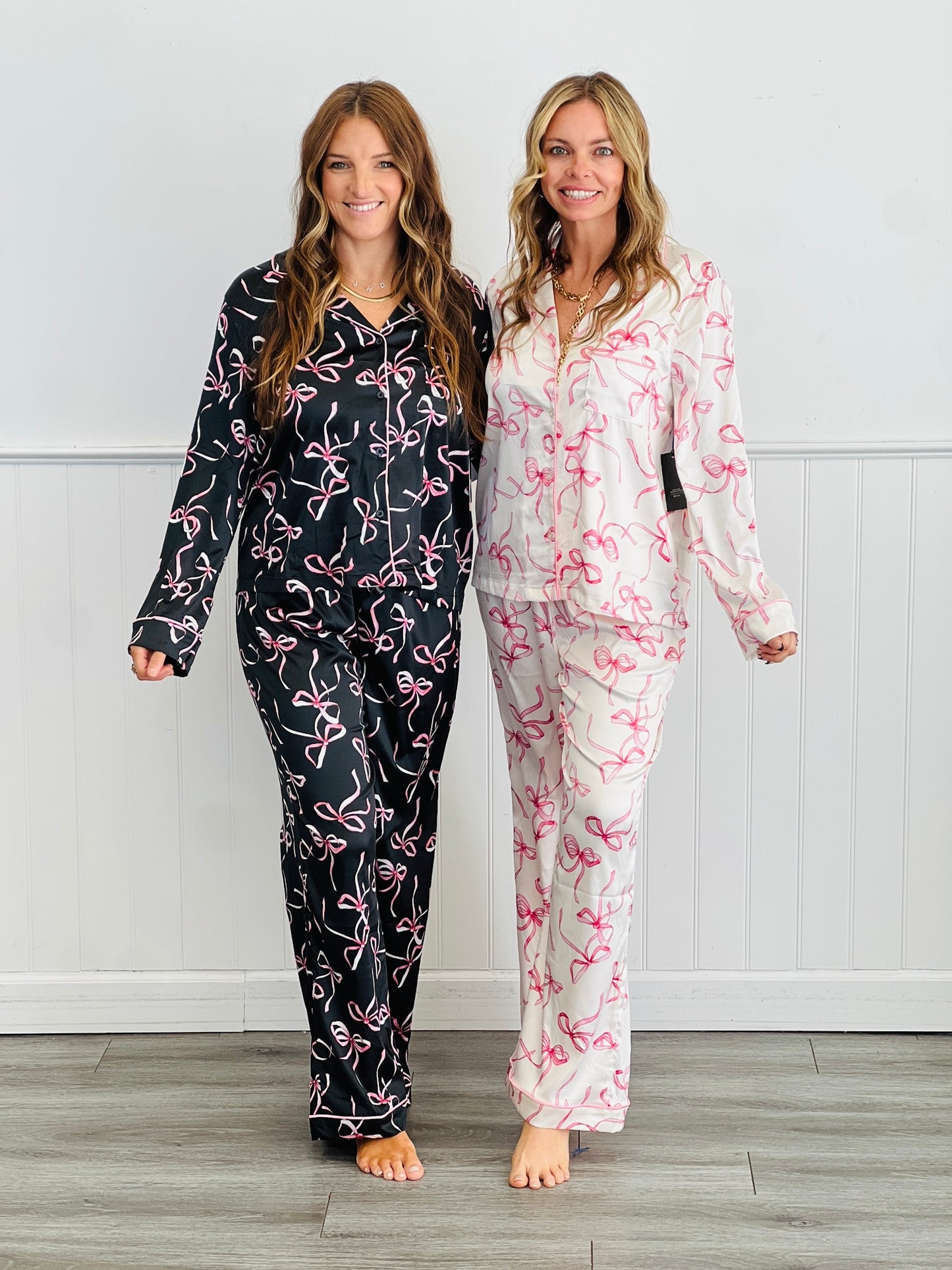 Bow Printed Pajama Pants (Reg.) - 2 Colors