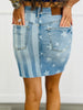 Judy Blue Live With Liberty Denim Skirt (Reg. and Plus)