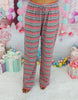 Pink/Red Multi Striped Pocket Pants (Reg.)