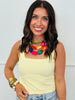 Polka Dot Square Neck Top (Reg.)-6 Colors