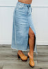 Risen Light Denim Make A Statement Pencil Skirt (Reg.)