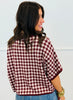 Gingham Short Sleeve Top (Reg.) - 2 Colors