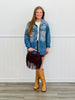 Denim Embroidered Horses Jacket (Reg.)