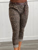 Leopard Belted Pants (Reg.)