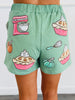 Piece Of Pie Sequin Shorts (Reg. and Plus)