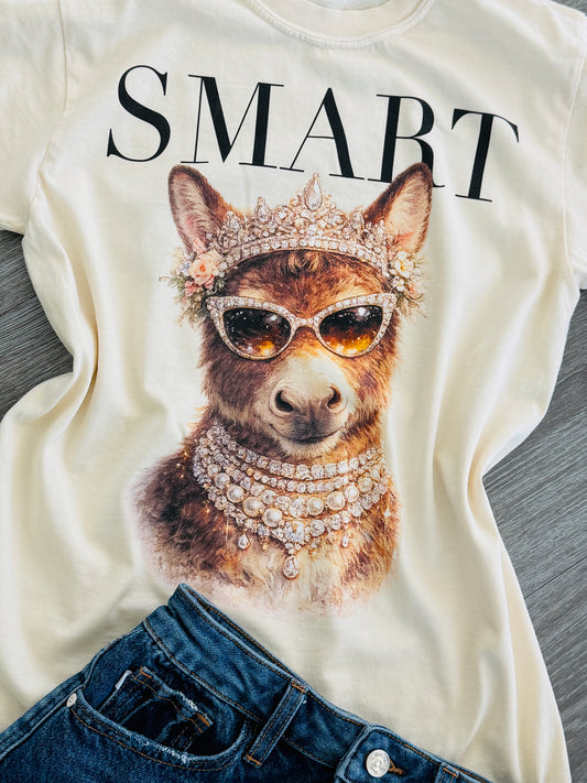 Smart A Graphic Tee (Reg. and Plus)
