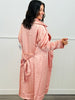 Satin Belted Longline Cardigan (Reg.) - 2 Colors