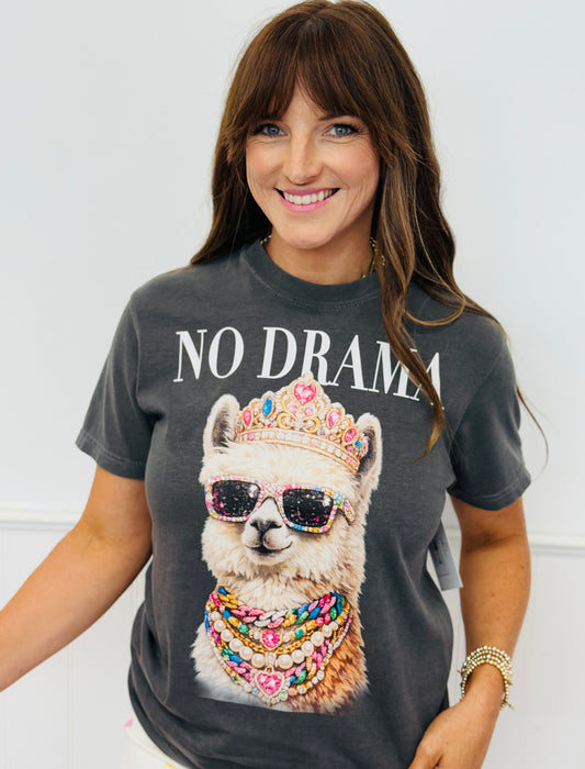 No Drama Glam Llama Tee (Reg. and Plus)