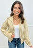 Beige Zip It Sweater Top (Reg & Plus)