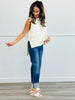 Risen Dark Short And Sweet High Rise Cuffed Jeans (Reg. & Plus)