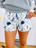 Mermaid & Shell Print Shorts (Reg.)