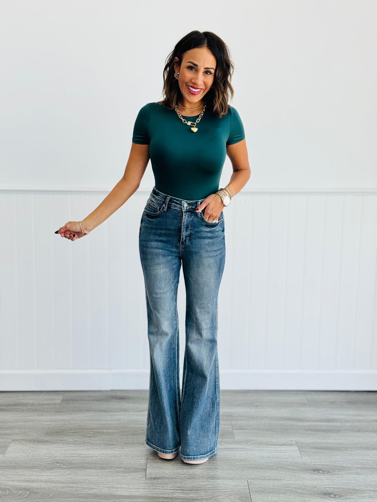 Judy Blue Basic Bae Tummy Control Jeans (Reg. and Plus)