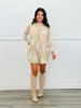 Peach Multi Floral Delicate Eyelet Romper (Reg. & Plus)