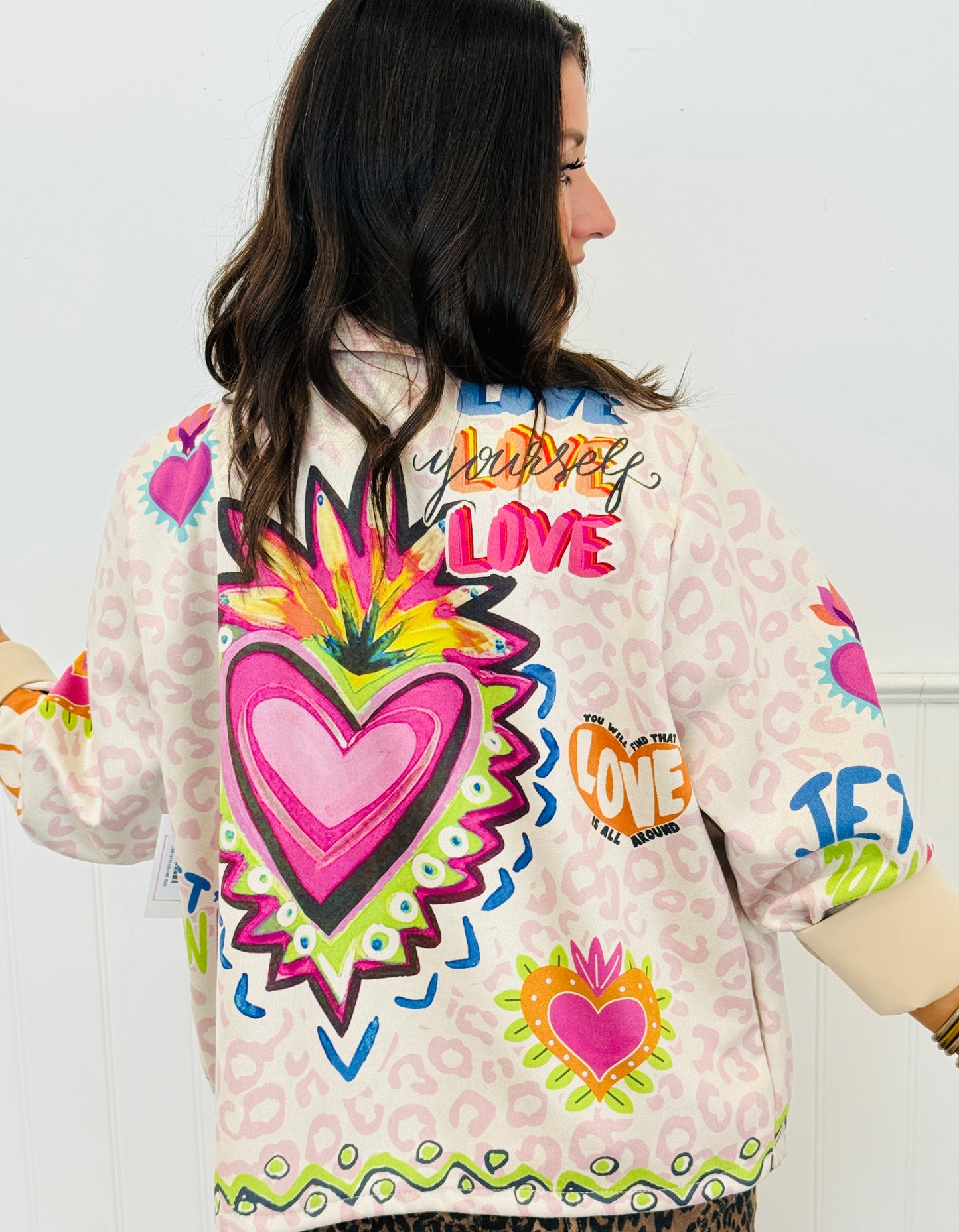 Leopard Love Moto Jacket (One Size)
