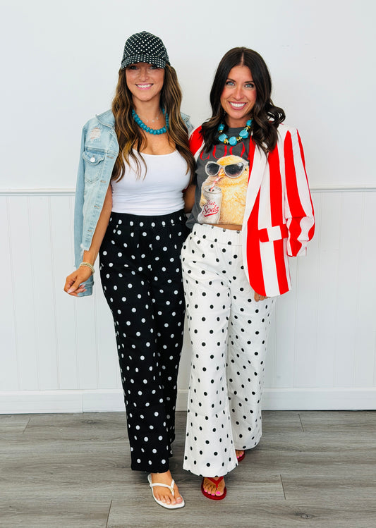 Playful Polka Dot Pants (Reg & Plus) - 2 Colors