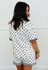 Gingham Polka Dot Ruffle Pajama Set (Reg. and Plus)