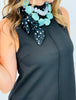 Black Pocket Sleeveless Mini Dress (Reg.)