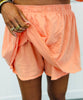 Orange Slub Cotton Jersey Shorts & Tee Set (Reg.)
