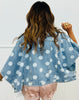 Denim Polka Dot Cape Jacket (Reg.)