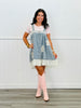 POL Denim Petal Patch Woven Dress (Reg.)