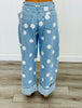 Lt. Denim Polka Dot Cuffed Hem Barrel Pants (Reg.)