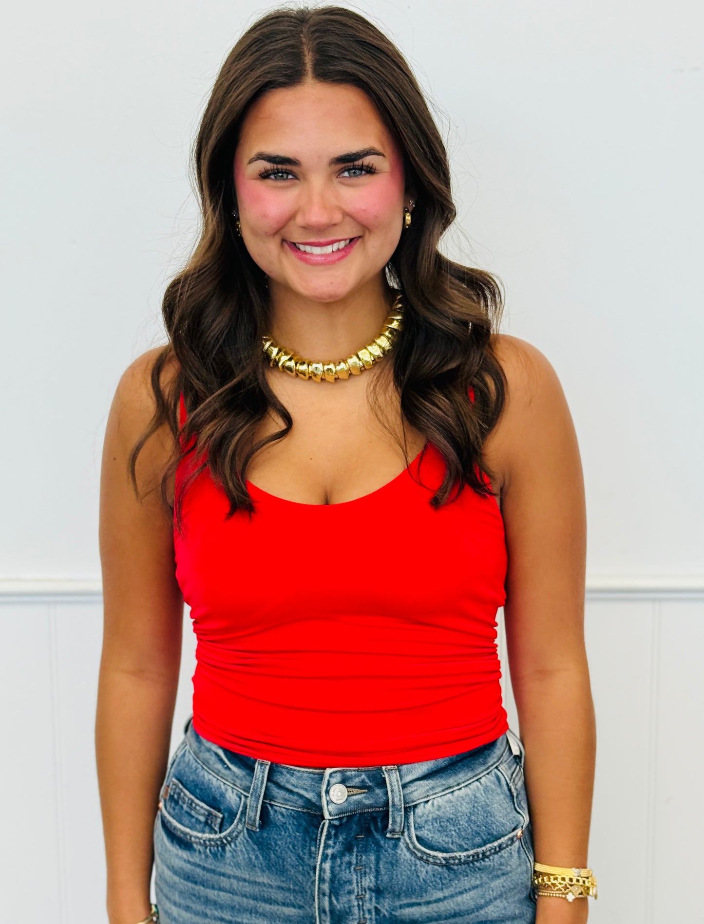 Strappy Scoop Tank Top (Reg.) - 3 Colors