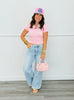 Tiny Buttons Summer Sweater Top (Reg.)-2 Colors