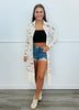Old West Lace Detailed Button Up Jacket (Reg. and Plus)